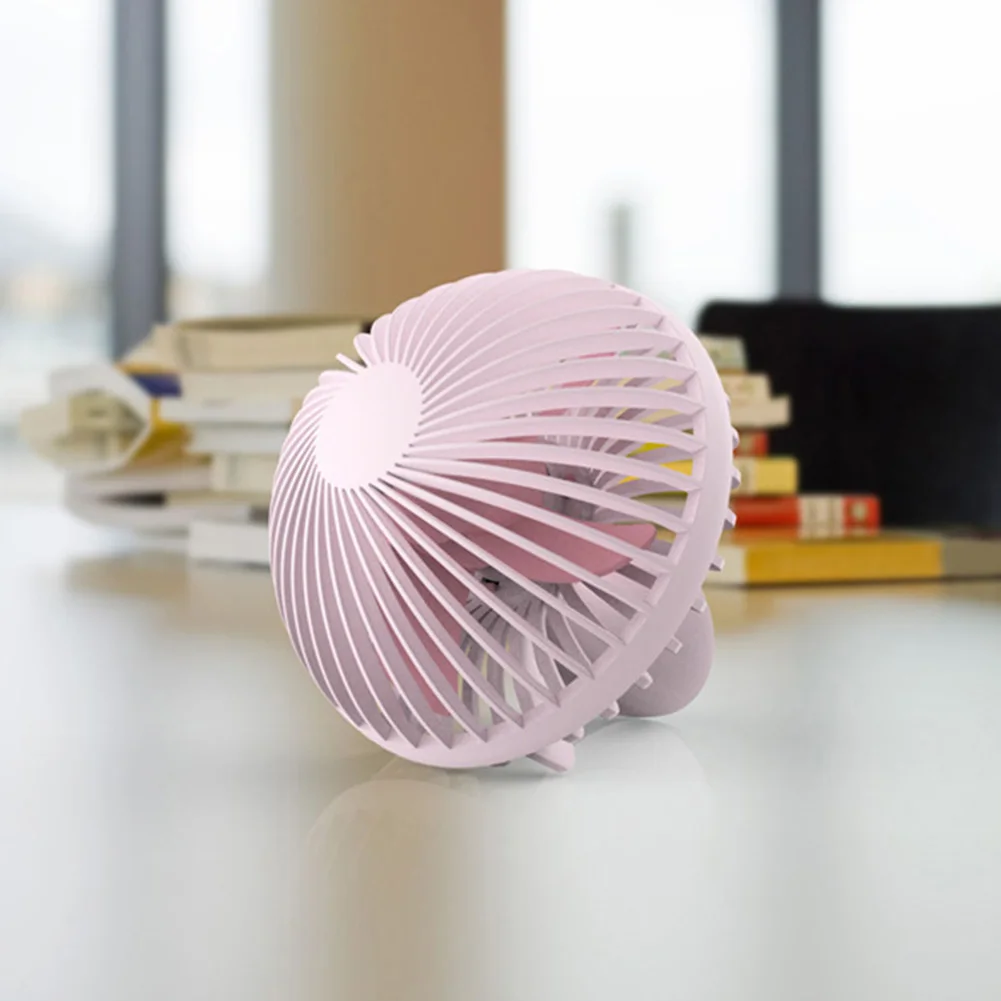 

Home Bedroom Mini USB Fan Cooling Electric Mushroom Shape Desktop Office Mute Gift Speed Adjustable Portable Powerful