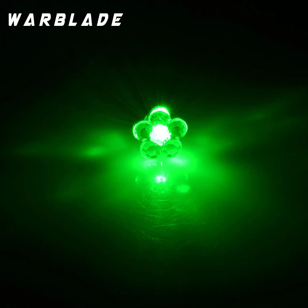 1 шт. новинка очаровательные светодиодные серьги гвоздики светильник цветок