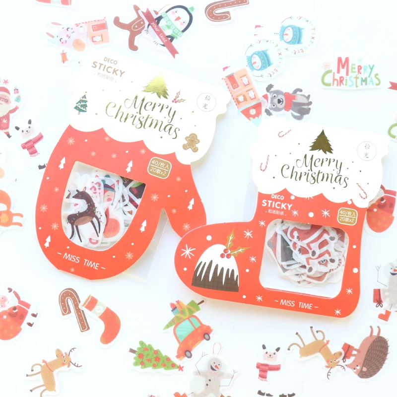 Domikee конфеты kawaii Мультфильм школьник Рождество тема украшения DIY бумажные