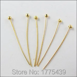 Бесплатная доставка (300 шт. = 1 лот!) Медные булавки с шариковой головкой для