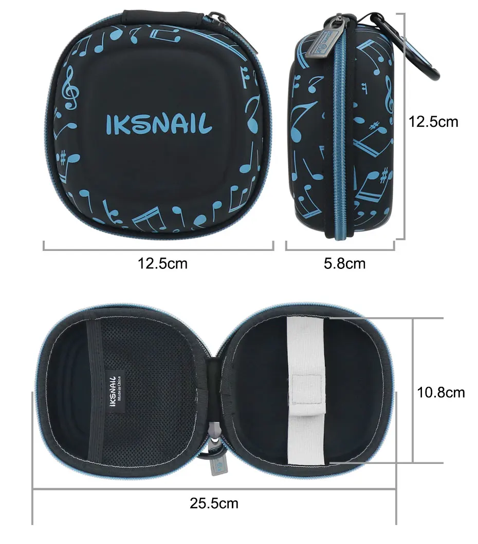 IKSNAIL беспроводной Bluethooth чехол для динамика для Bose SoundLink Micro динамик-подходит для штекеров и кабелей Чехол Коробка для хранения ремень сумка
