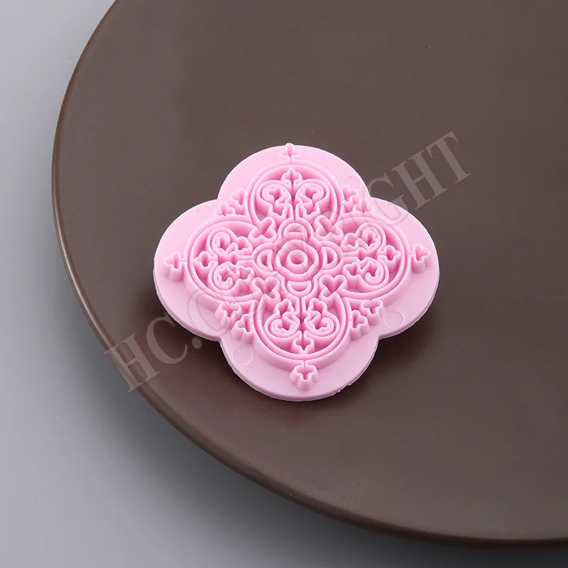 Новый пластиковый Печатный Бисквитное печенье резак для печенья снежинка