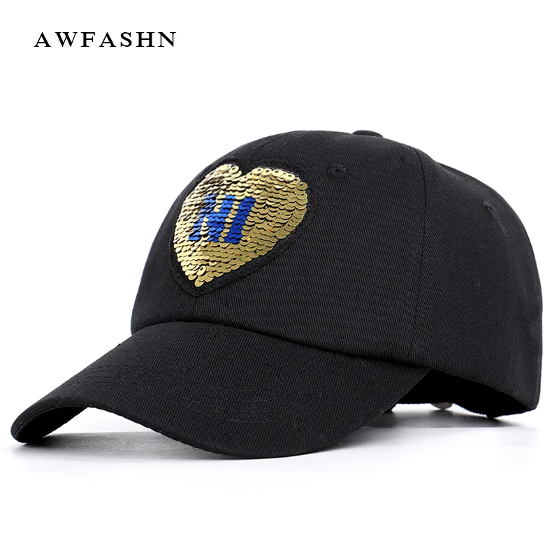 2019 Новая модная женская блестящая бейсбольная кепка высокого качества в стиле