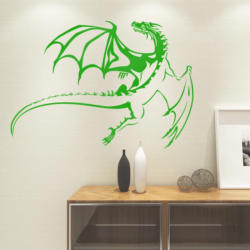 Наклейка на стену West Dragon съемная для детской комнаты украшение стену|Наклейки