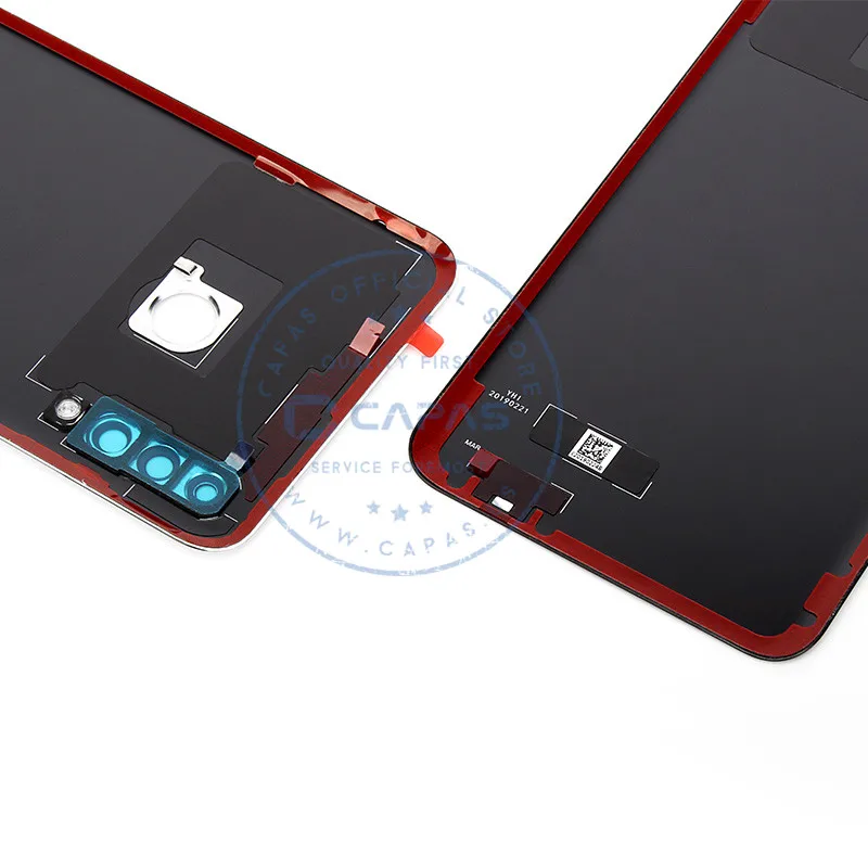 Оригинальная крышка аккумулятора для Huawei P30 Lite + стеклянный объектив камеры 24 МП/48