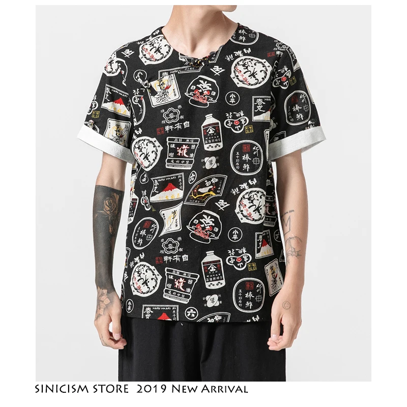 MrGoldenBowl Store мужская летняя футболка с принтом журавль Harajuku 2020 Мужская винтажная