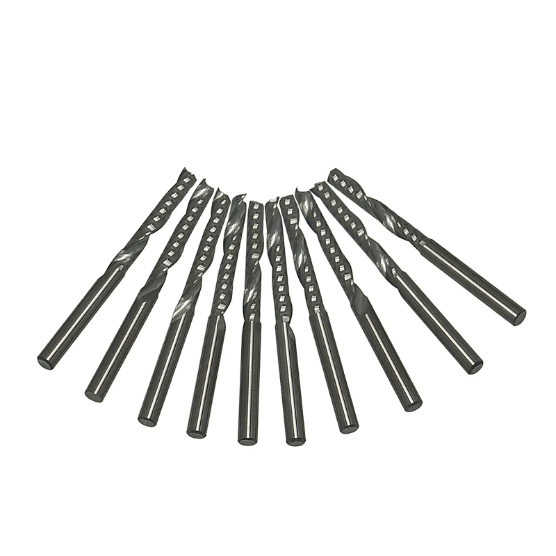 

1/8" CNC machine milling drill bits 22 mm long CEL Acrylic Pvc Wood router 1LX3.22 cutter drilling kits