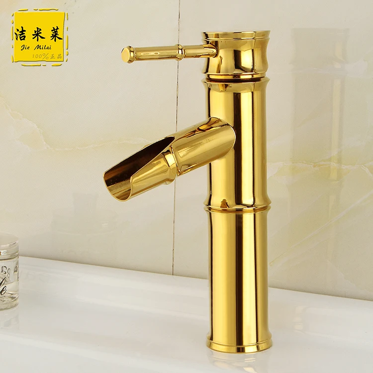 Европейский античный бамбуковый кран с золотым покрытием для сценического крана