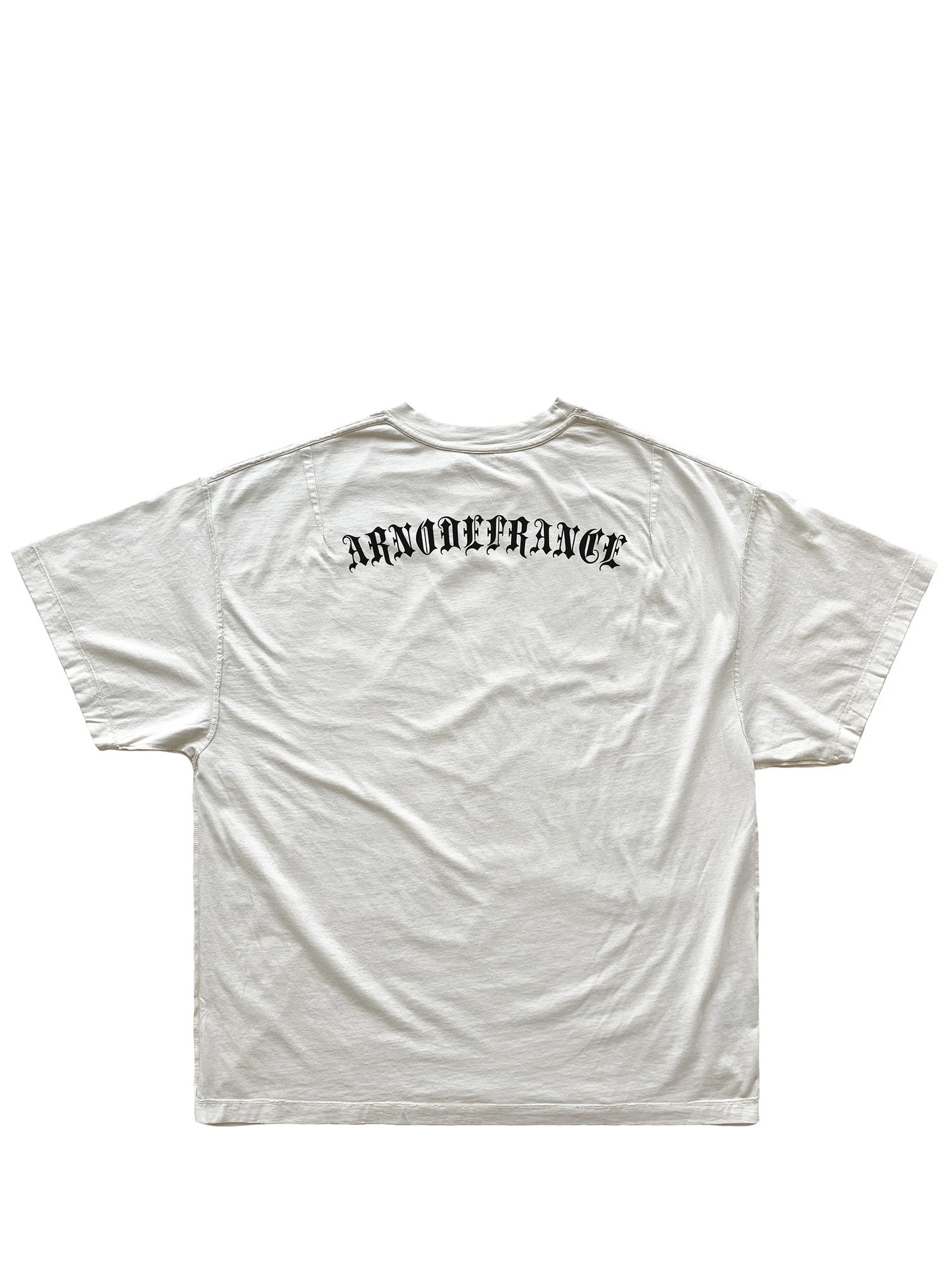 19SS ARNODEFRANCE, футболка, 1:1, Топ Версия, с буквенным принтом, Harajuku, хлопок, негабаритный Топ, футболки для мужчин и женщин, Канье, хип-хоп, туман, футболка