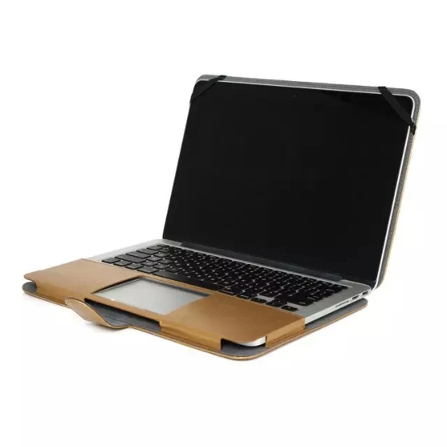 Чехол для ноутбука ZVRUA из искусственной кожи для Apple Macbook Pro Air retina 11 12 13 15 дюймов с сенсорной панелью+ Прозрачный чехол для клавиатуры