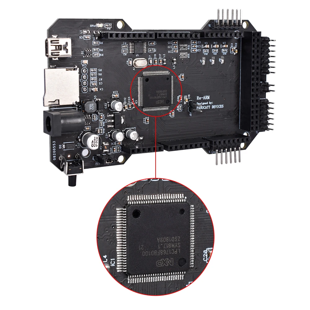 Клонированная 32 битная плата контроллера Re ARM Улучшенная база на Mega2560 с SD картой