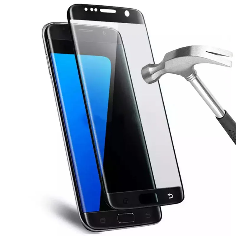 Чехол из закаленного стекла для телефона samsung s6 edge plus s7 чехол защитная оболочка