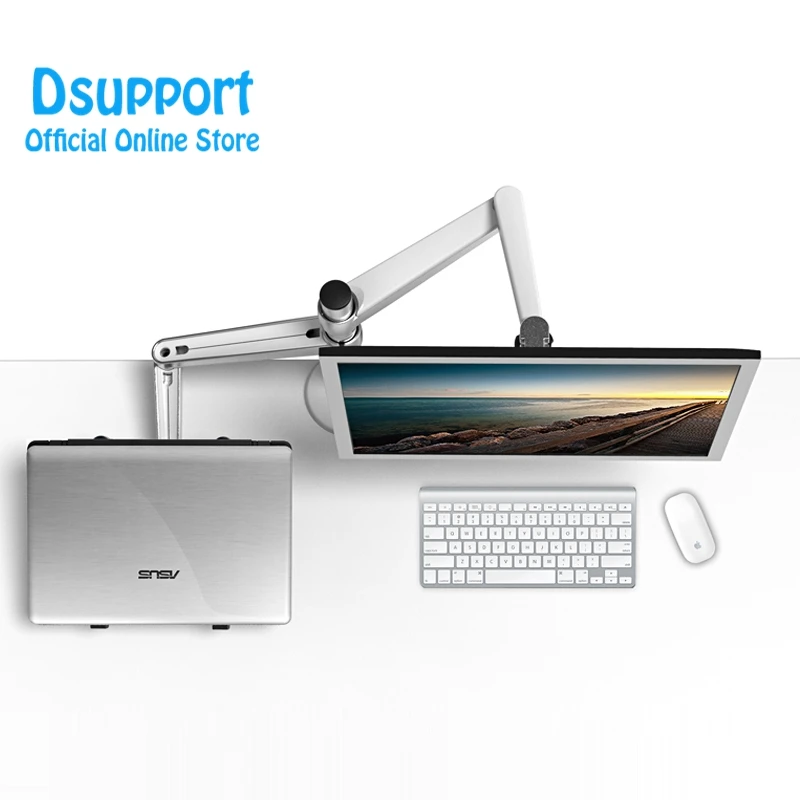 Мультимедийный настольный держатель с двумя ручками 25 дюймов Monior + подставка для