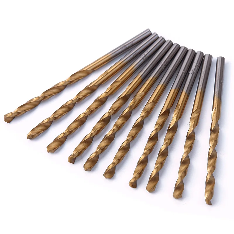 Полезное 60 шт./компл. миниатюрное спиральное сверло набор титановой пилы из