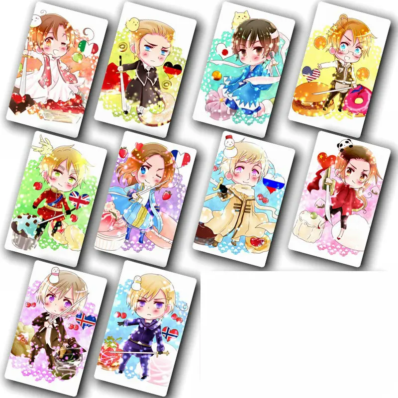 Hetalia Axis Powers APH наклейка 100 шт. разные стили аниме наклейки s Bus ID водонепроницаемые