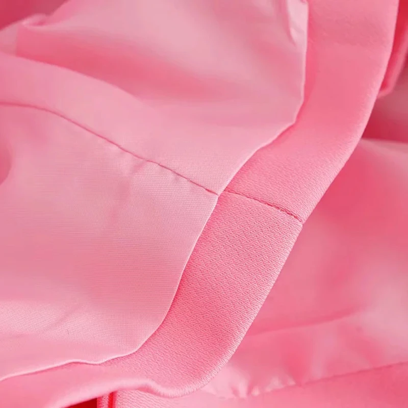 ZXQJ 2019 женский розовый Роскошный Блейзер Za Новое поступление милые весенне