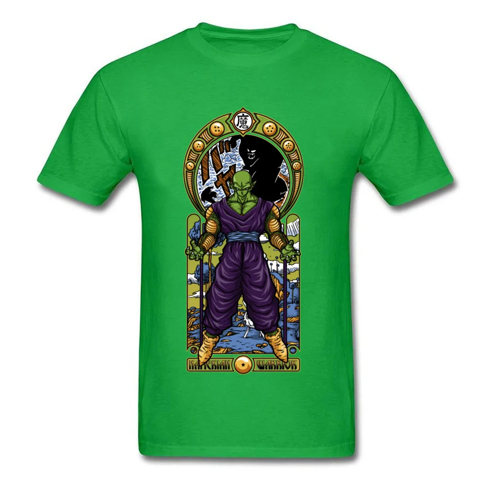 Dragon Ball Namekian Warrior Designed черные топы Мужские крутые футболки с короткими рукавами с рисунком аниме