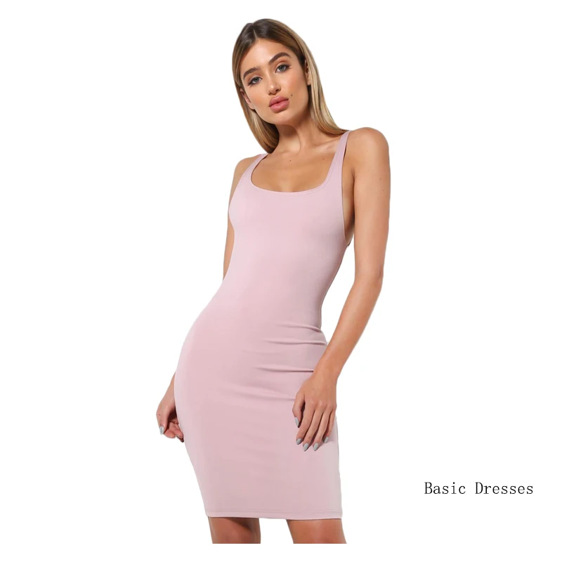 Сексуальное мини базовое платье без бретелек с открытой спиной Повседневное