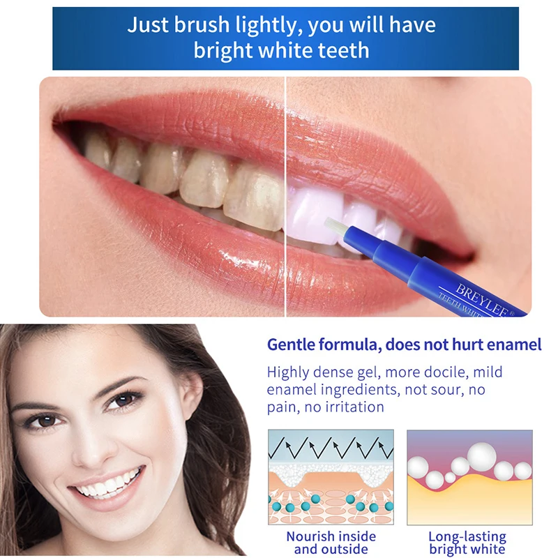 3 мл гелевая ручка для чистки зубов удаляет желтый зуб дым красота зуба