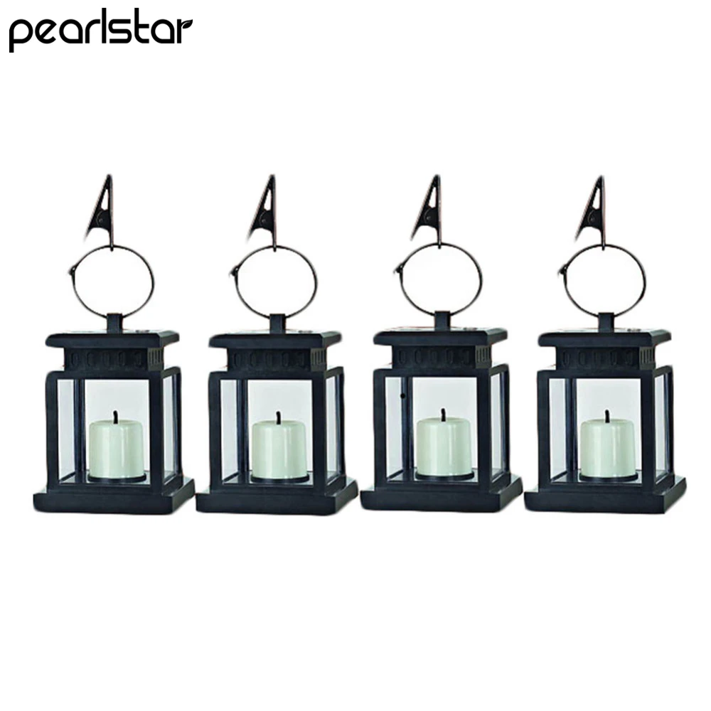 Pearlstar светодиодные свечи Солнечный подвесные светильники Ретро солнечной панели