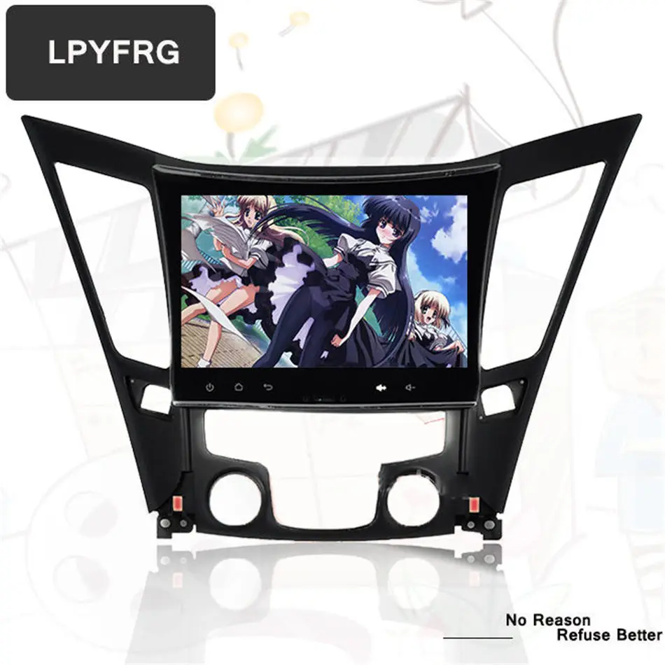 Автомагнитола 9 &quot 2 din для Hyundai Sonata 8th Octa core android 10 0 dvd gps навигация с 4 Гб ОЗУ 64 iNand Tape