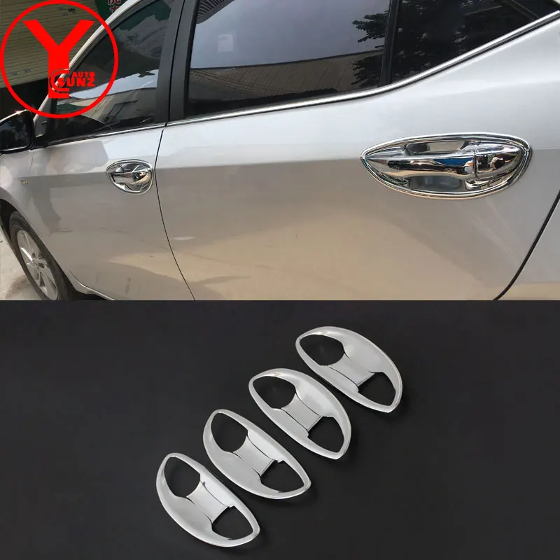 Защитные ручки YCSUNZ для автомобилей Toyota Corolla ALTIS E170 хромированные ABS аксессуары
