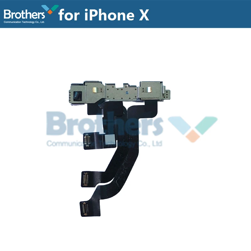 Фронтальная камера для iPhone X Маленькая фронтальная Модуль задняя гибкий кабель