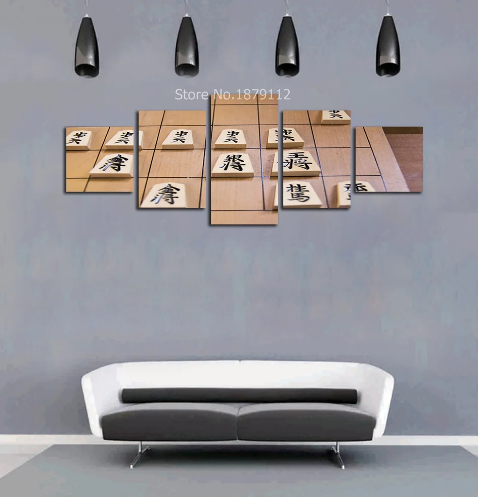 Новые японские шахматы Unframed живопись плакат Декор для дома фотографии