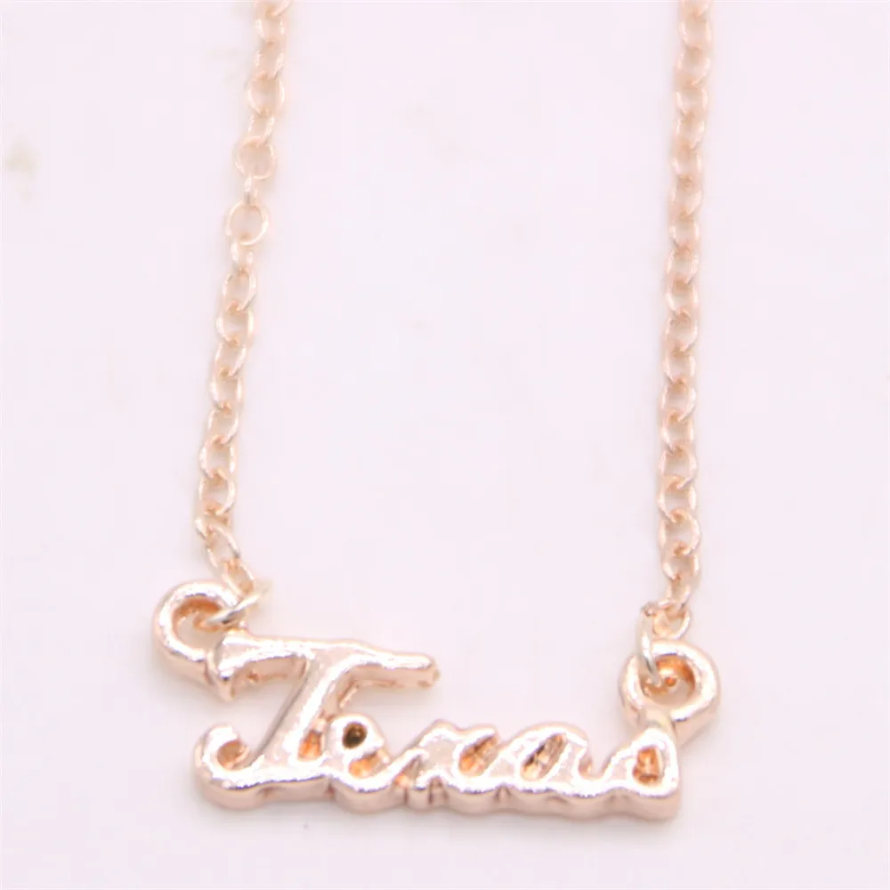 Новый стиль ожерелье с подвеской названием человека подвеска буквой для женщин и