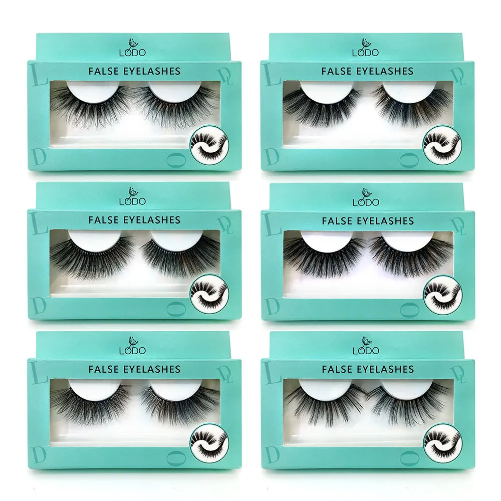 3pairs 25mm 3D False Eyelashes Fake Lashes Long Makeup Mink Eyelash Extension Beauty | Красота и здоровье