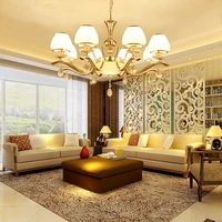 european style living room chandelier glass creative personality chandelier american restaurant lamp simple modern crystal lamps