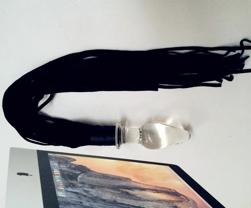 Анальная пробка из натуральной кожи с лисьим хвостом Анальный расширитель