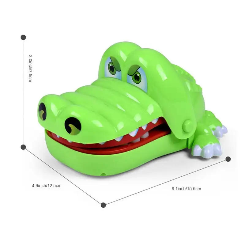 

Bulldog Crocodile Shark Mouth Dentist Bite Finger Game Funny Gag Toy for Kids Children Play Toys -17