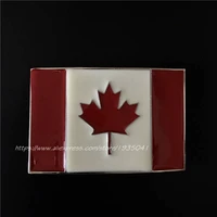 round canada flag metal belt buckle fashion canadian flag buckles fit 4cm wide belt manwomen clothes pants accessories