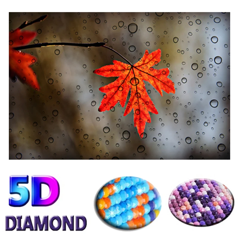 Смола 5D алмазная живопись осенний набор декорации мозаика для начинающих
