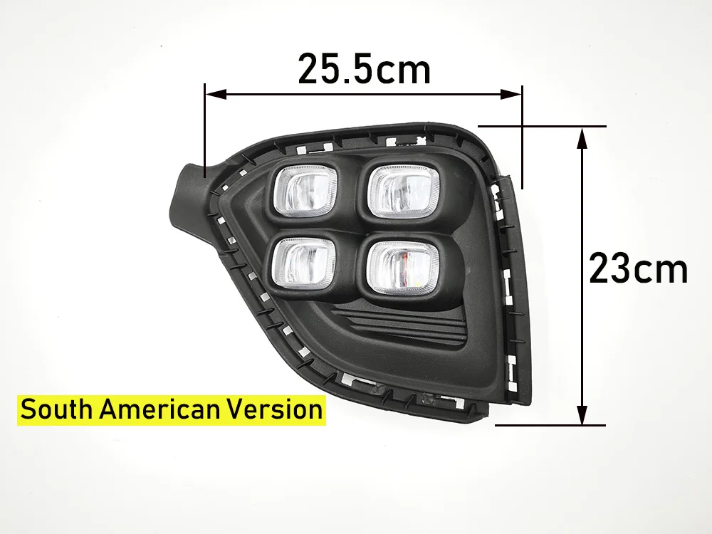 CSGJMY 1 пара DRL для Hyundai Creta IX25 2017 2018 2019 2020 Светодиодный дневной светильник колпак