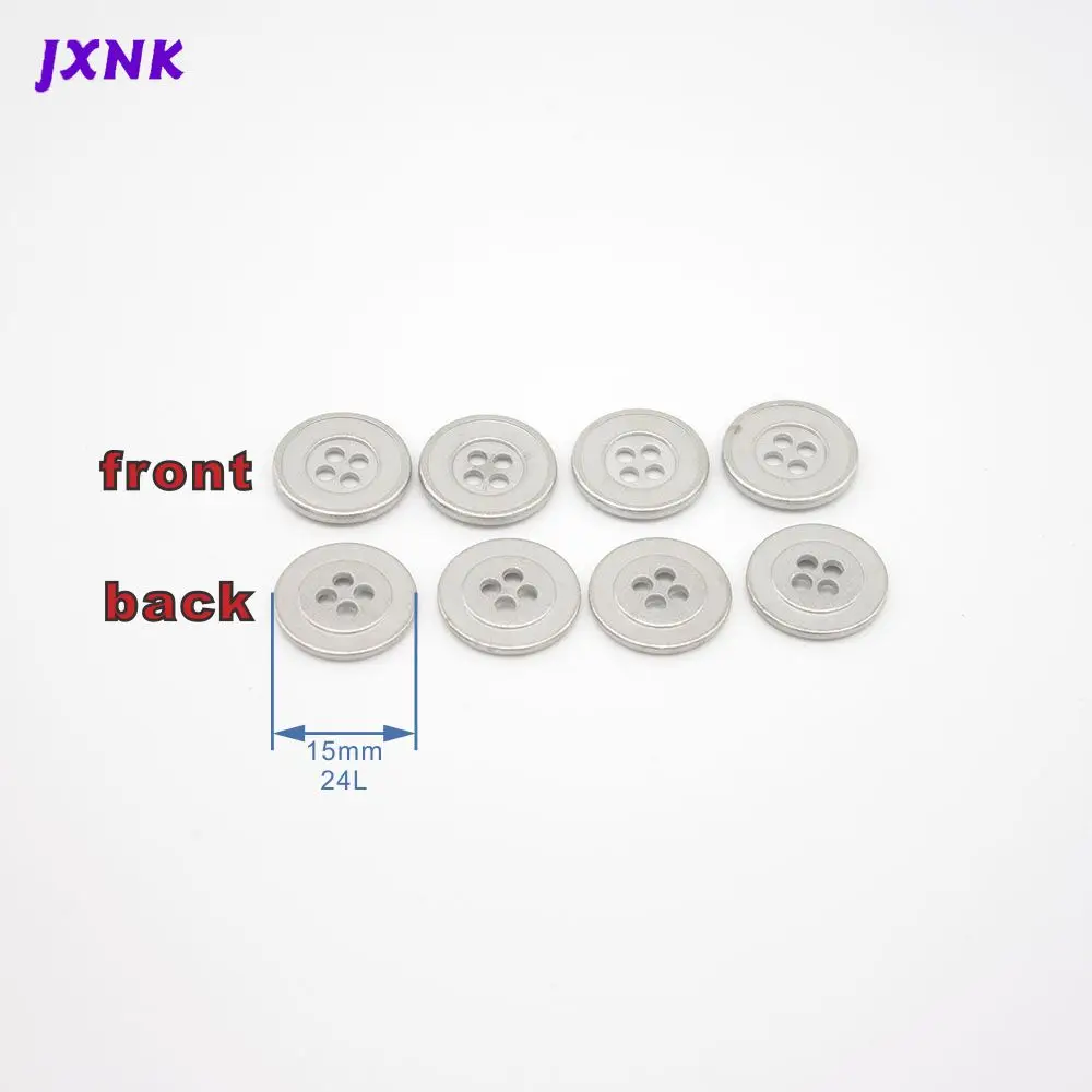 10 шт./лот металлические пуговицы из цинкового сплава с 4 отверстиями Аксессуары