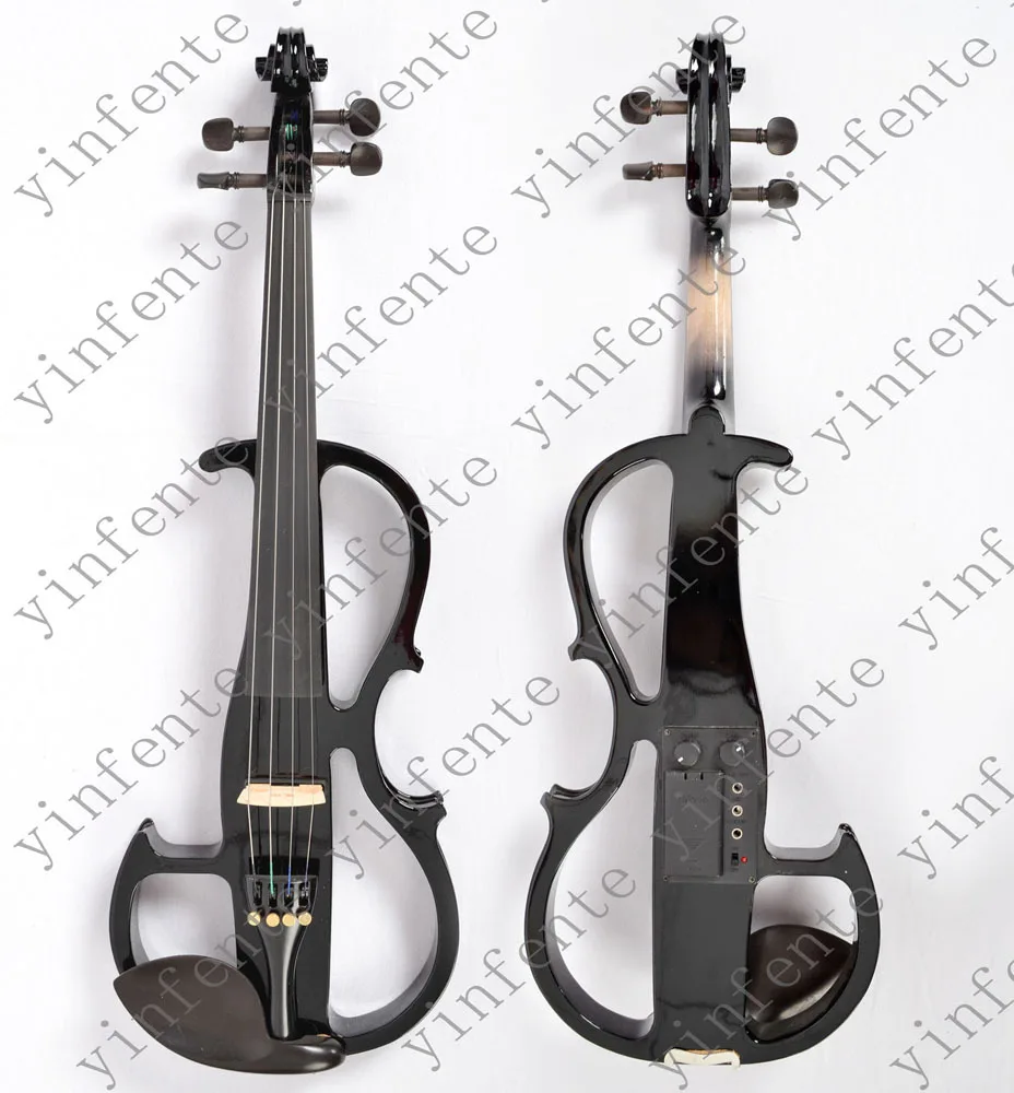 Скрипка новая 4/4 электрическая скрипка из цельной древесины бесшумные тонкие