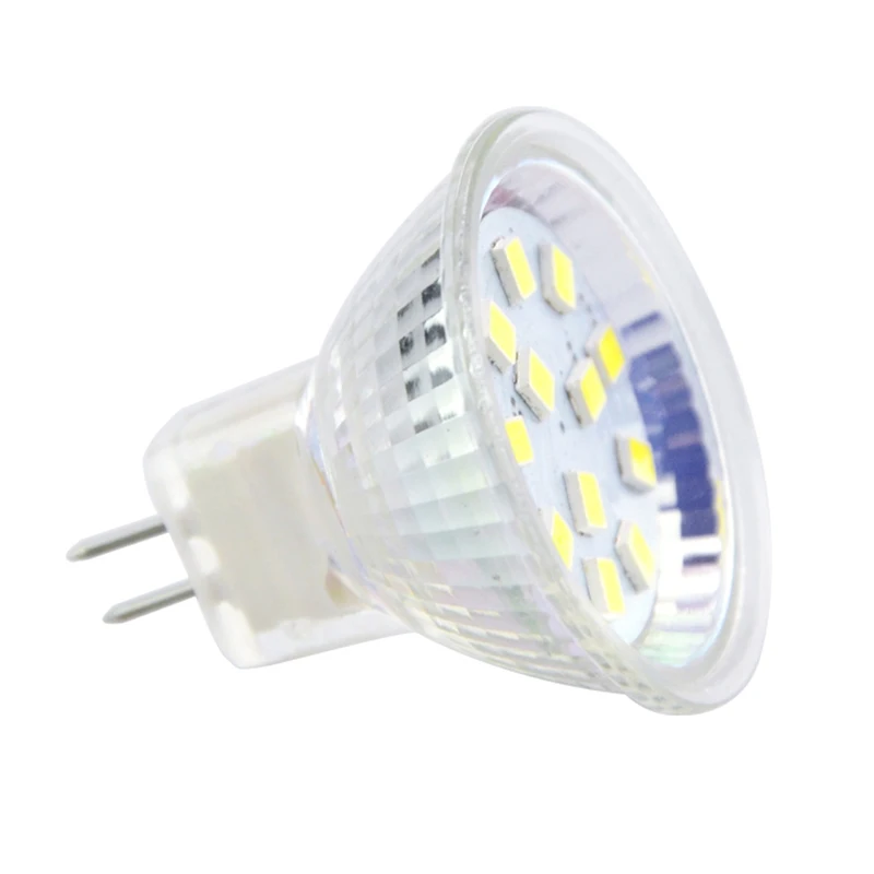 6 шт./лот MR11 Светодиодный точечный светильник AC/DC 12 В 3 Вт 5 2835 SMD светодиодный