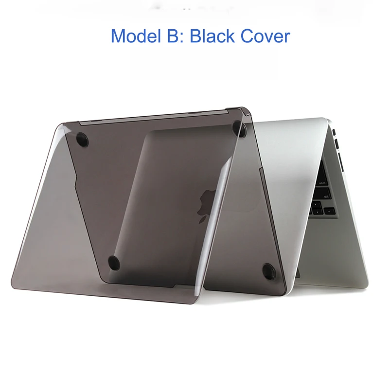 Model B (Black) WIWU чехол для ноутбука MacBook Air 13 A1466 A1369 легкий прозрачный чехол для MacBook Pro 13 A1706 A1989 чехол - Цвет: Model B (Black)