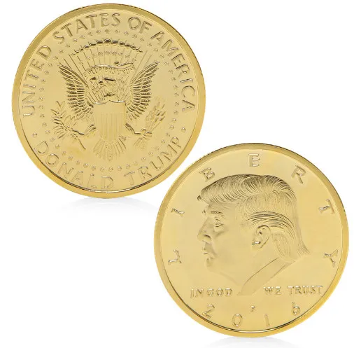 Позолоченная/Посеребренная памятная монета памятный жетон подарок президент