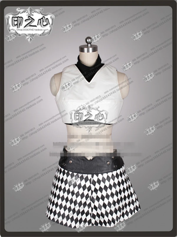 

Hot New Clothing In Japanese Amina Miss Monochrome Daily Party Uniform pFashion Cosply Costume Shirt+Oversleeve+Socks D