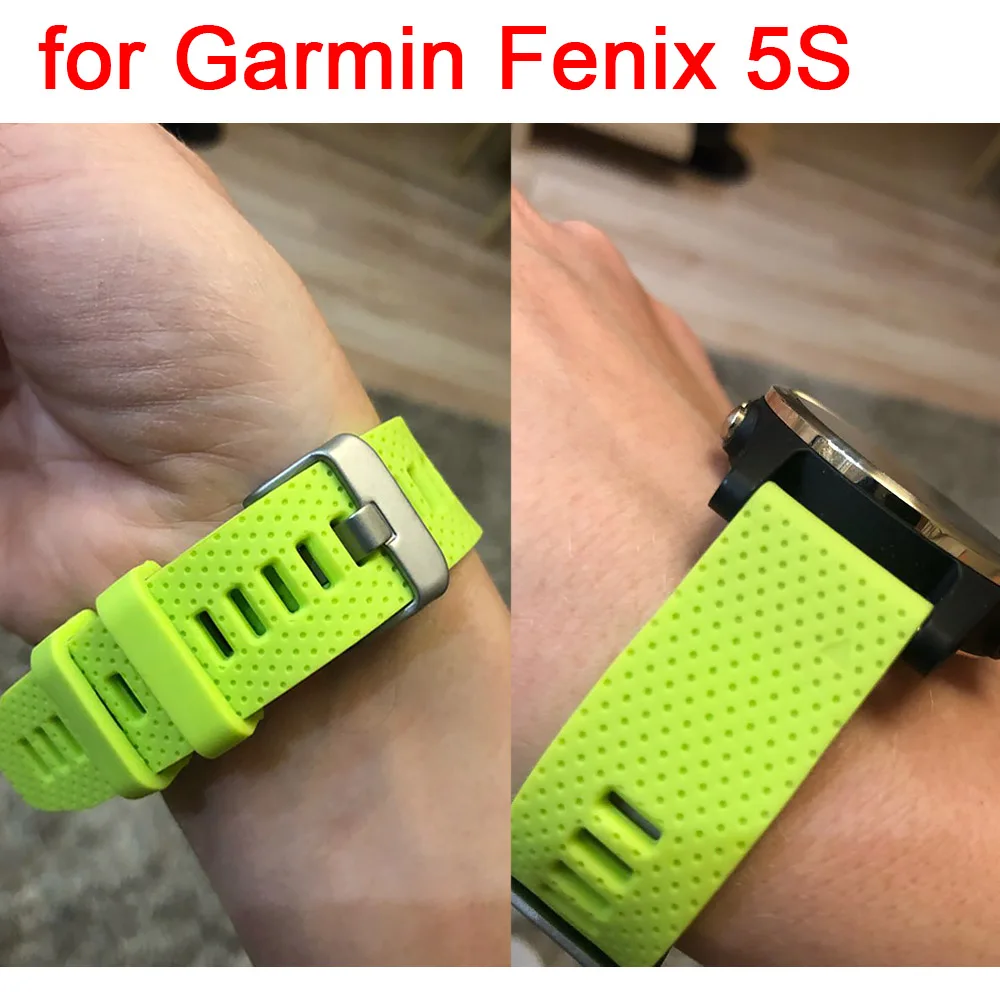 Ремешок силиконовый для наручных часов Garmin Fenix 5X 5 5S 3 3HR D2 S60|Смарт-аксессуары| |