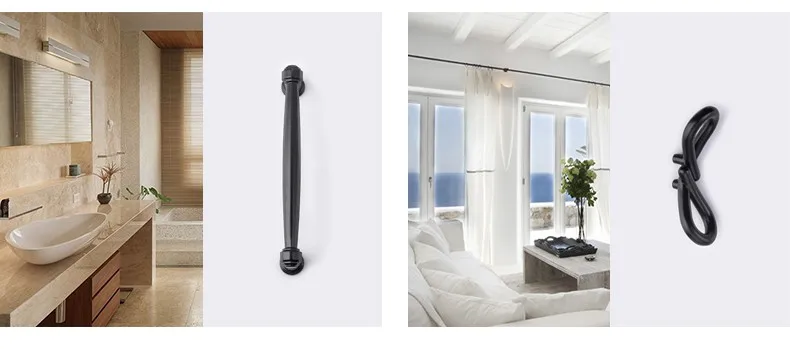 10 шт. современный лаконичный дизайн Стильные черные садовые выдвижные ящики из