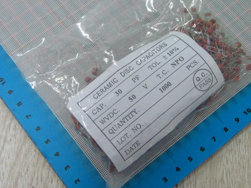 Керамические диэлектрические конденсаторы 1000 шт./лот 30PF 50V 30P dip 20pf | Электронные