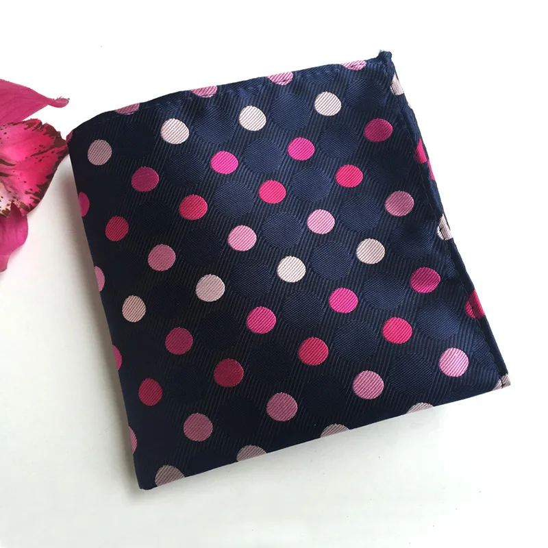 Деловые повседневные пейсли и носовые платки в горошек полиэфирное карманное