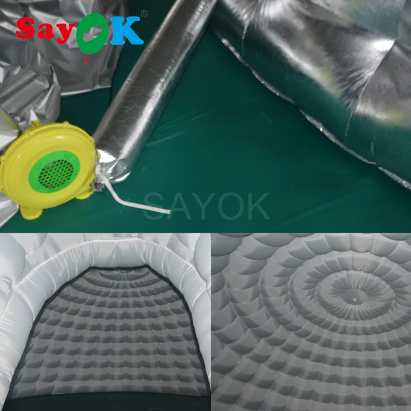 7 м Большая Надувная купольная палатка надувная igloo для мероприятия акция | Дом и