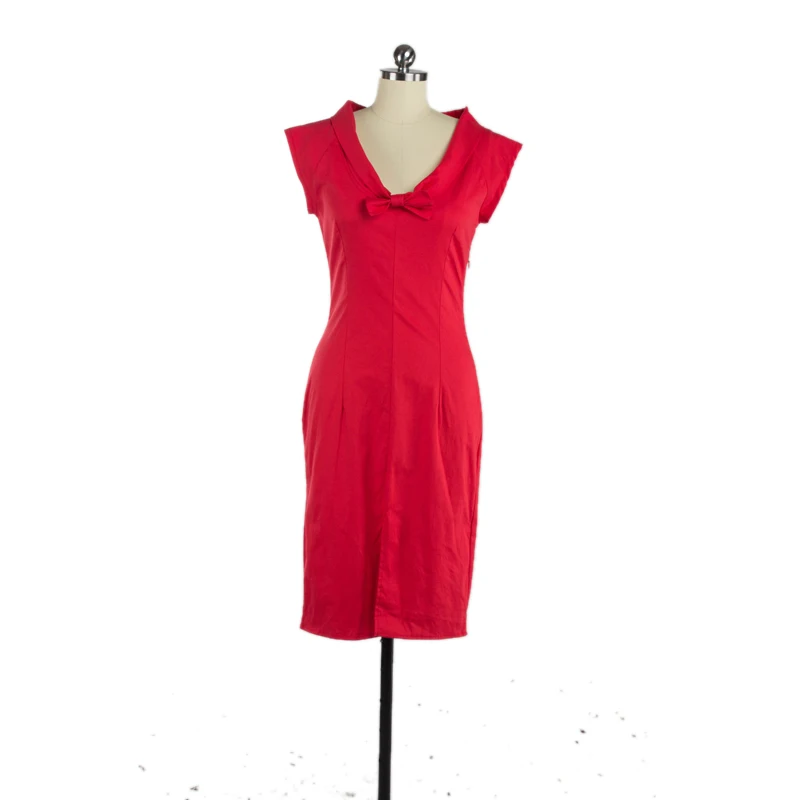 LERFEY Vestidos летнее красное платье сексуальное женское офисное облегающее