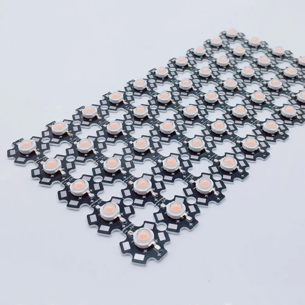 Светодиодные фитолампы полного спектра для выращивания растений 100 шт./лот 3 Вт 45