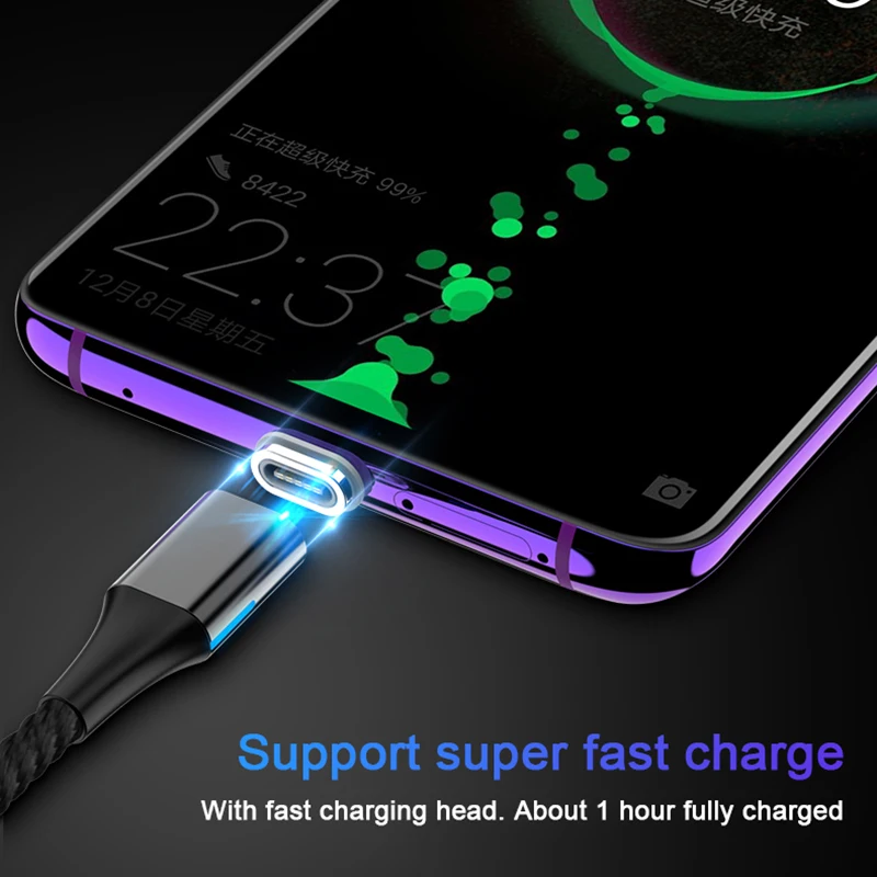 5А Магнитный кабель Micro usb type C супер быстрая зарядка телефона Microusb type-C магнитное зарядное устройство usb c для huawei xiaomi samsung
